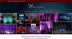 Desktop Screenshot of partytunesdjservice.com