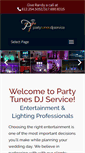 Mobile Screenshot of partytunesdjservice.com